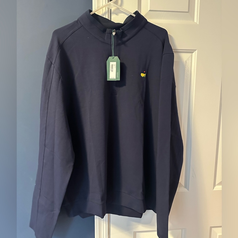 Navy Quarter-Zip Pullover